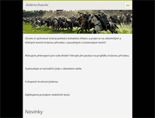 Tablet Screenshot of jizdarna-pazucha.cz